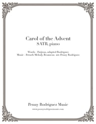 Carol of the Advent SATB choral sheet music cover Thumbnail